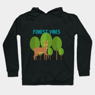 Forest Vibes Wilderness Deer Hoodie